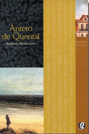 Cover of the book “Antero de Quental”, Best Poems collection, by Global Editora.[1]
