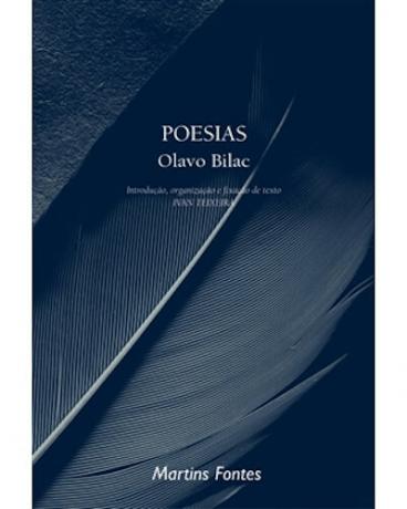 Cover of the book Poesias, by Olavo Bilac, published by the publisher Martins Fontes.[1]