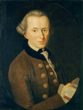 Kant, tvůrce kategorického imperativu.