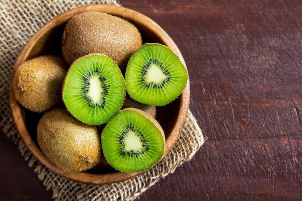 Kiwi fruit is rich in vitamin C.