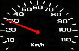 Speed of a vehicle