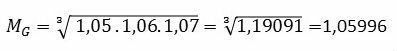 Example 2 geometric mean