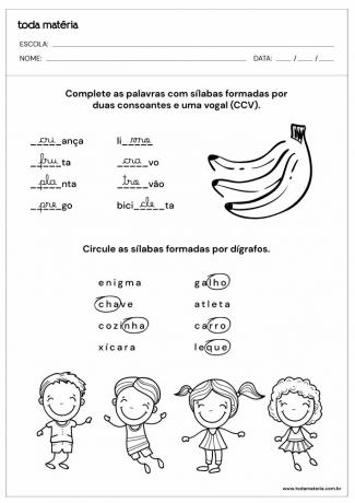 3학년 포르투갈어 활동(초등학교)