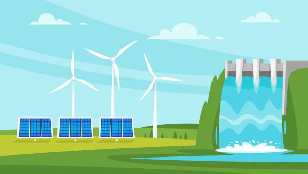 Renewable energy sources are energy resources that regenerate in the short term.