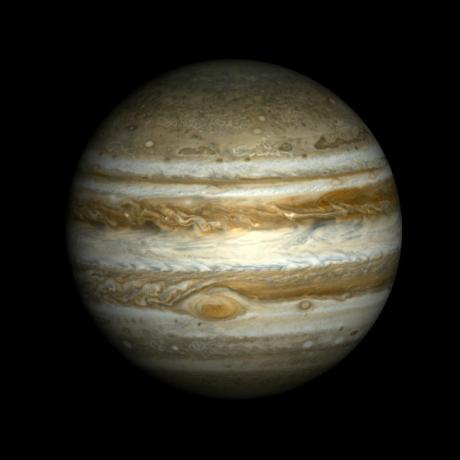 Jupiter on Päikesesüsteemi suurim planeet.