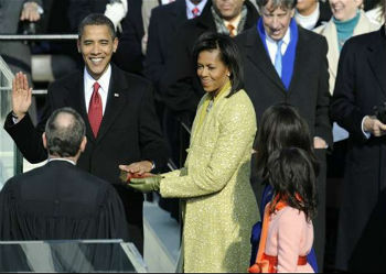 オバマ2009年就任式