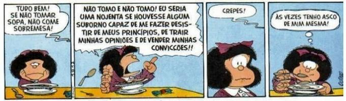 Mafaldas stripe om bestikkelse