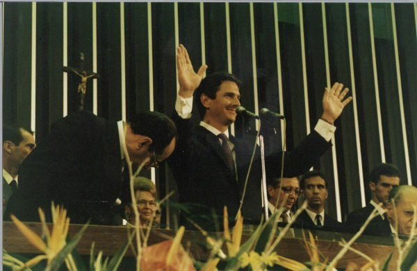 On March 15, 1990, Fernando Collor assumed the presidency of Brazil.[2]