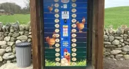 Fresh produce is offered by an egg machine in Ireland