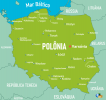 Polen: generelle data, hovedstad, kart, befolkning