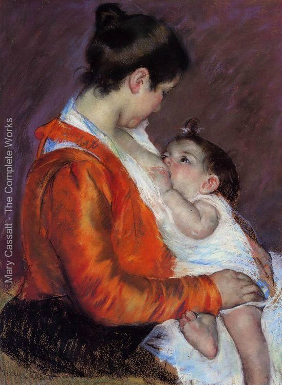 Mary Cassatt skabte flere billeder af kvinders sociale og private liv og understregede forholdet mellem mødre og børn.