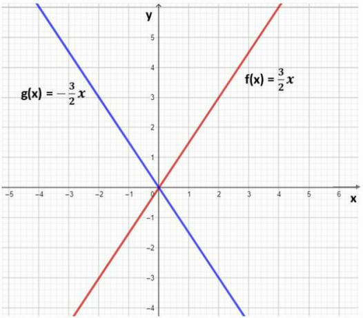 Linear Function: definition, graphics, example and solved exercises