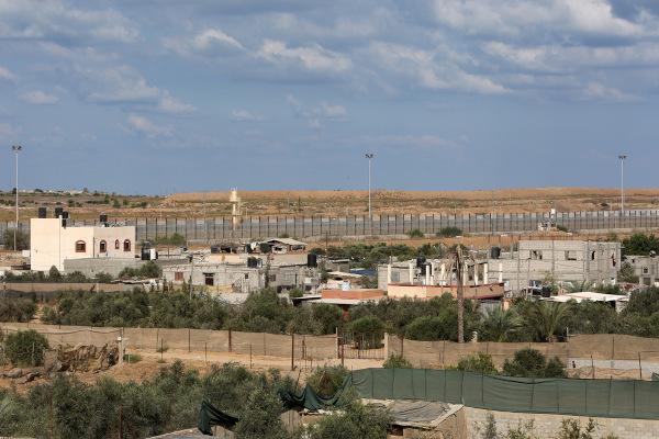 Gradnja zidu med Gazo in Egiptom.