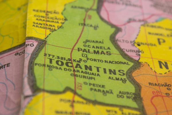 Карта на Токантинс