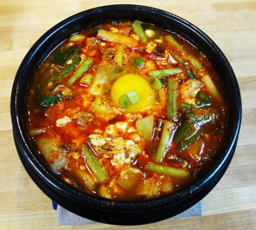 Корейский суп - Хэмуль-сундубу-чжигаэ
