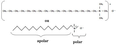 Sammensetning av det kationiske overflateaktive med balsam, heksadesyltrimetylammoniumklorid