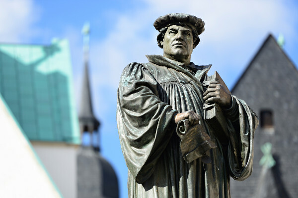 Luther, the reformer of the Church.