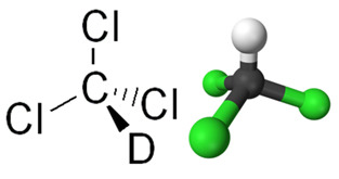Strukturní vzorec chloroformu