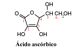 Формула аскорбінової кислоти