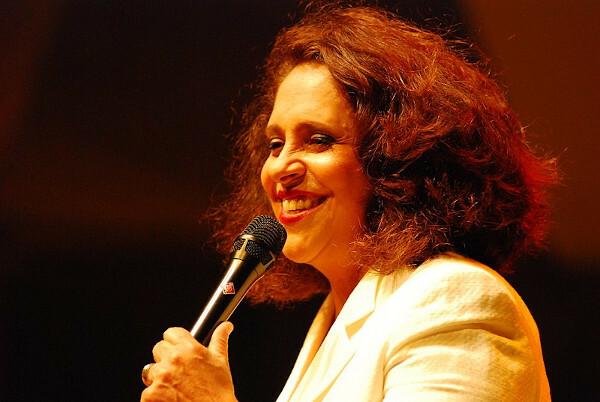 Photograph of Gal Costa, an important name in Brazilian popular music (MPB).