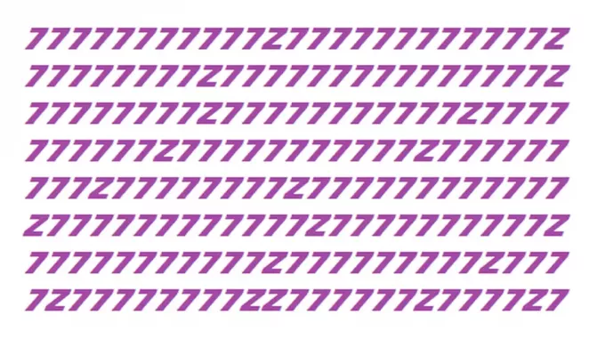 Metti alla prova la tua concentrazione: quante 'Z' riesci a trovare nell'immagine?