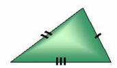 Attiecības starp trijstūra malām un leņķiem