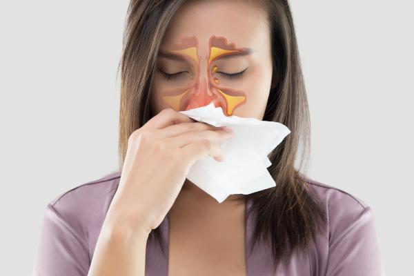 In rhinosinusitis, the sinuses have an inflamed mucosa as well as the nasal mucosa.