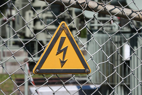 High electrical voltages can cause fatal shocks to humans.