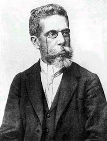 Writer Machado de Assis, known for the striking irony in his works.