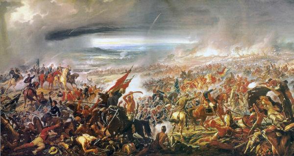 아바이 전투는 50 제곱미터 크기의 그림으로 Pedro Américo가 가장 유명한 작품 중 하나입니다. [1]