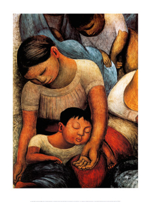 Powiązany z przyczynami społecznymi w Meksyku, Diego Rivera stworzył kilka murali przedstawiających nierówności w swoim kraju