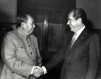 Richard Nixon and Mao Tse-Tung