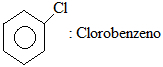Chlorbenzenový vzorec