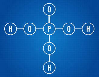 Fosforsyre har tre ioniserbare hydrogener