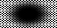 Illusione ottica: riesci a vedere il buco nero in espansione?