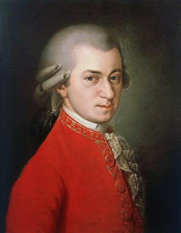 Mozart is an example of high culture in the music business.