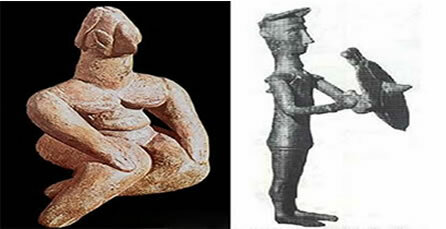 Неолітична скульптура; Бронзова скульптура неоліту, музей Пігоріні, Рим