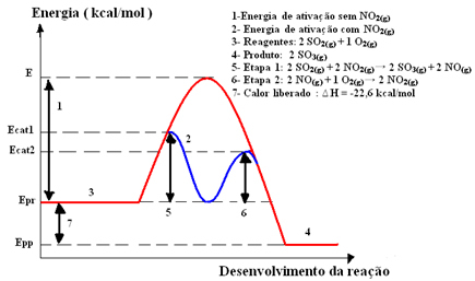 Homogeninės katalizės grafinės diagramos pavyzdys