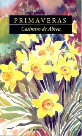 Omslag til bogen "Primaveras" (eller "As Primaveras"), af Casimiro de Abreu, udgivet af L&PM. [1]