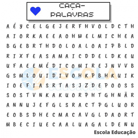 Can you find everything related to hospitals in this word search?