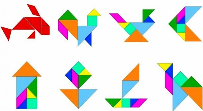 Shapes with Tangram