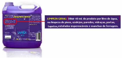 Produk pembersih rumah tangga, seperti disinfektan di atas, perlu diencerkan sebelum digunakan seperti yang tertera pada label. 