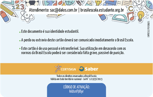 Jetzt können Sie Ihren Studentenausweis bei Brasil Escola. beantragen