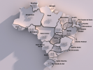 Acronymes des états du Brésil et de leurs capitales