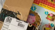 When buying iPhone on Amazon, customer receives Three Little Pigs puzzles