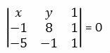 Eksempel1 generell ligning av linjen