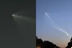 Vermeende roze UFO doorkruist de lucht van de Verenigde Staten en veroorzaakt alarm