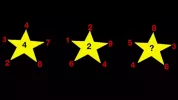 Ar galite rasti trūkstamą žvaigždės numerį?