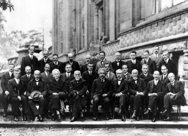 The Copenhagen interpretation was consolidated during the Solvay conference. [1]