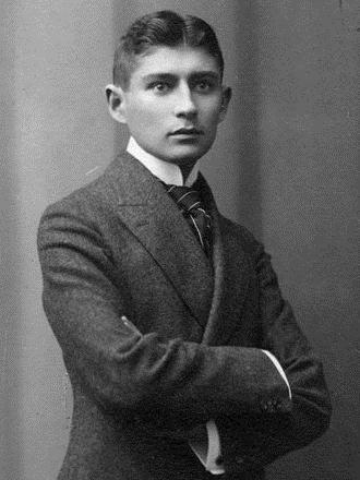 Fotografie Franza Kafku, autor Žigmunda Jacobiho (1860-1935), pravdepodobne v roku 1906.